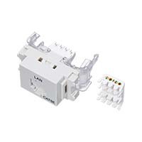 LANモジュラジャック 工具レスタイプ ホワイト用 LMJ-5ETLW