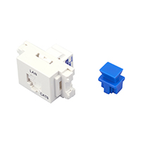 LANモジュラジャック ジャックタイプ ホワイト用 LMJ-6JA-W