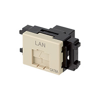 LANモジュラジャック ジャックタイプ ベージュ LMJ6AUB