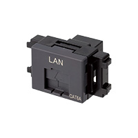 LANモジュラジャック ジャックタイプ グレー LMJ6AUH