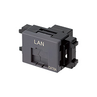 LANモジュラジャック ジャックタイプ マットグレー LMJ6AUMH