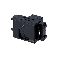 LANモジュラジャック ジャックタイプ マットブラック LMJ6AUMK