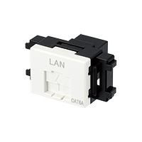 LANモジュラジャック ジャックタイプ ホワイト LMJ6AUW