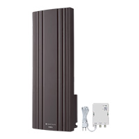 地デジ用 ブースタ内蔵UHF平面アンテナ 水平専用 ブラウン WG26B-C