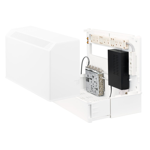 情報分電盤(ブースタ、TV8分配、TEL1回線8分岐、HUB16ポート 1台) COM-S7100-GN